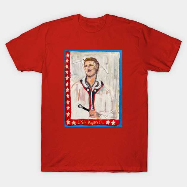 Evel Knievel T-Shirt by ElSantosWorld